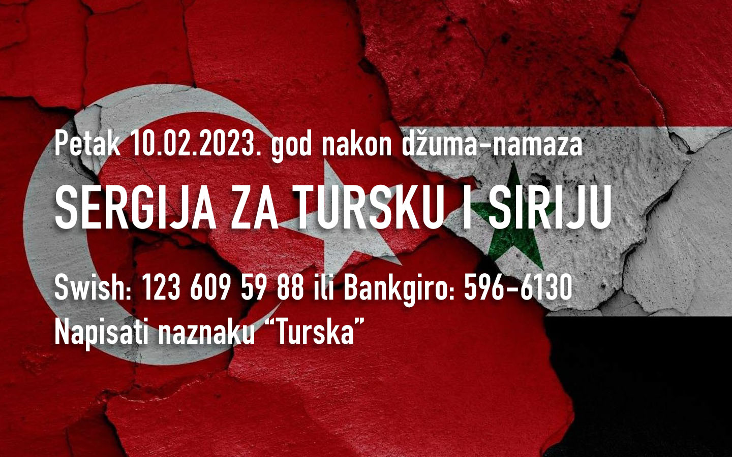 Dženaza u odsustvu i sergija za pomoć Turskoj i Siriji